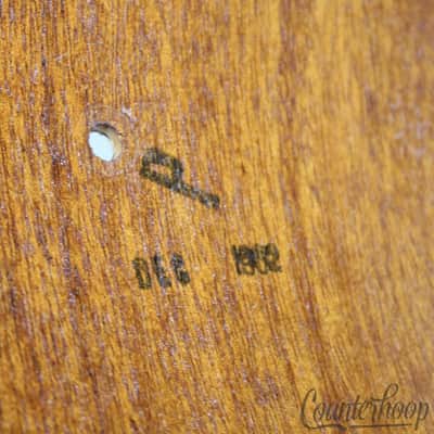 Slingerland 14x20"Dark Blue Sparkle Bass Drum Shell 3Ply African Mahogany 60s US image 11