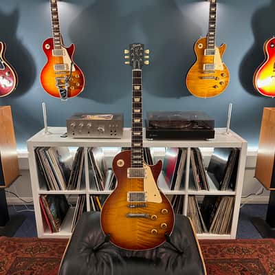 Gibson Custom 60th Anniversary 1959 Les Paul Standard VOS Iced Tea Burst VOS image 1