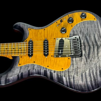 2024 Knaggs Larry Mitchell Signature Severn Tier 2 Flame Top Gloss ~ Charcoal Burst image 2