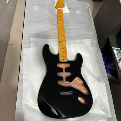 1 Set DIY Project Alder Wood Guitar Strat Style Body with Maple Neck image 2