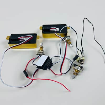 EMG JH James Hetfield "Het" Signature Active Pickup Set -Seek and Destroy-Gold image 2