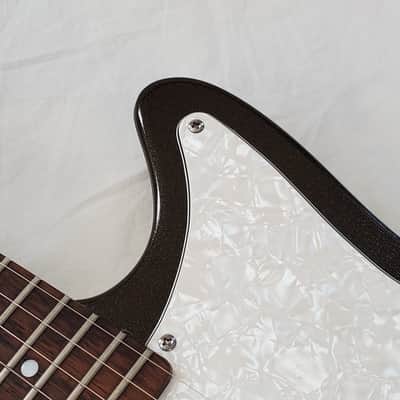 Danelectro Mod 6 HSS Made in Korea Rare Mid 90s Electric Guitar - Black Sparkle Finish + Gig Bag image 10