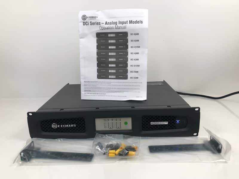 Crown DCI4x300 B-Stock, 4Ch, 300W @ 4Ω Analog Power Amplifier image 1