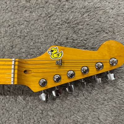 Custom Little wing - Yellow  Exclusive 3D printed guitar Custom shop made in Ukraine Electric guitar Strat Superstrat stratocaster Excellent Condition image 4