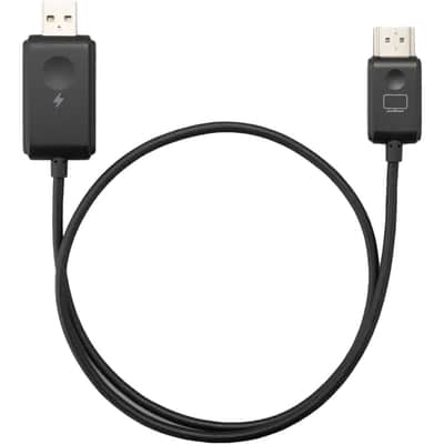 ViewSonic ViewShare WPD-900E Wireless Presentation System, RX with 802.11n (1T1R) + USB 2.0; TX with USB-C and up to 60W PD power input. Black image 2