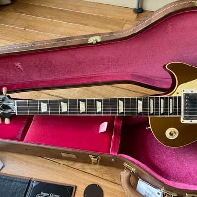 Gibson Custom Shop '57 Les Paul Goldtop Reissue 2019 - Present - Double Gold Dark Back VOS image 3