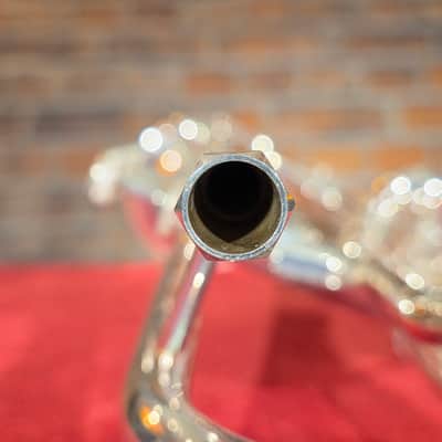 Bach 180S43 Stradivarius Professional Model Bb Trumpet Silver-Plated w/ Original Carrying Case, Mouthpieces & Mute image 12