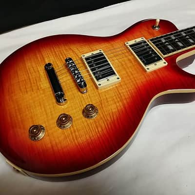 Hamer Monaco Archtop electric guitar - Cherry Sunburst Flame Maple w/ Hard Case image 3