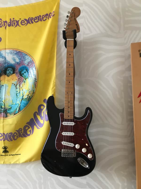 Vintage Holly Splendor Series Stratocaster MIJ Japan 70s Black