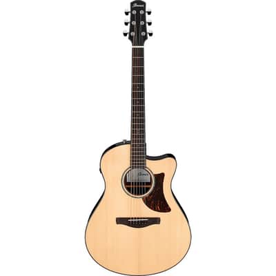 Ibanez AAM380CE Advanced Auditorium Acoustic-Electric Guitar Regular Natural image 3