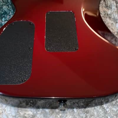 Strictly 7 Guitars custom shop   Super Strat Floyd    rose  red electric    guitar made in  the usa ohsc image 7