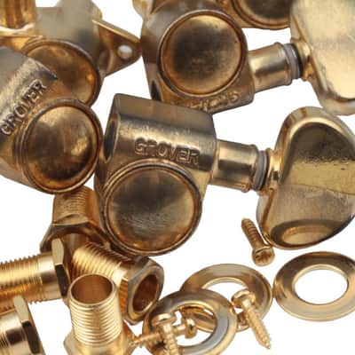 Grover Rotomatic Gold aged Tuners 3/3 fits Gibson image 2