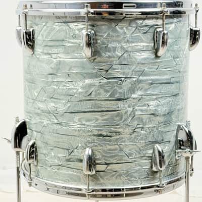 Slingerland 20/12/14/5x14" Radio King Early 60's 5n Modern Jazz Outfit - Sky Blue Pearl image 22
