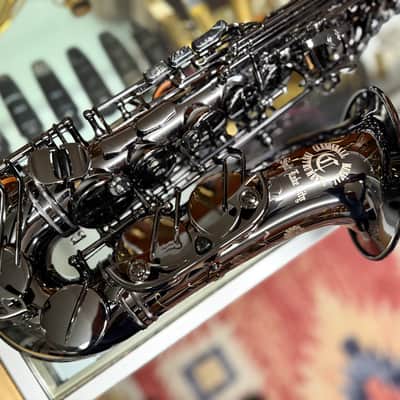 Cannonball Raven A5 Black Big Bell Stone Series Alto Saxophone CUSTOM ENGRAVED! image 17