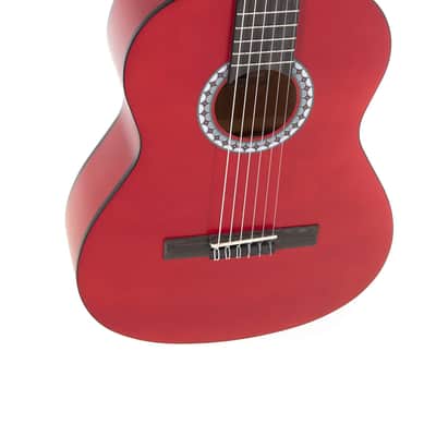 GEWA Basic Classical Guitar 3/4, Transparent Red (PS510143) image 4