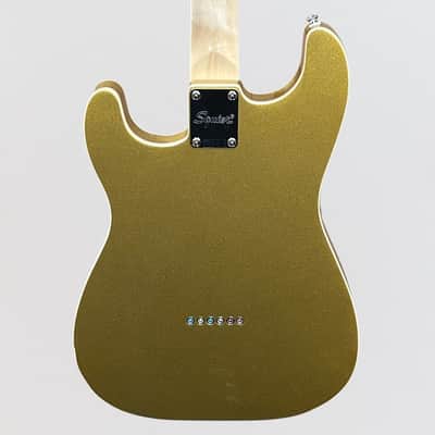 Fender Squier Paranormal Custom Nashville Stratocaster Electric Guitar - Aztec Gold image 4