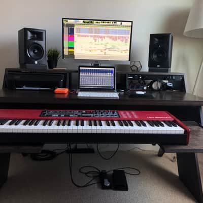 Output Platform Studio Desk with Keyboard Tray image 2