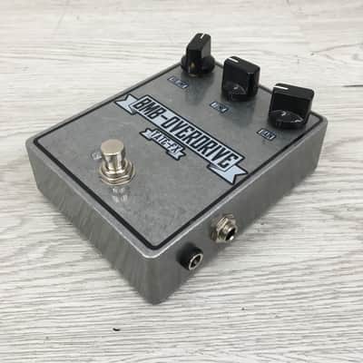 Tate-FX BMB Overdrive Pedal Brexit Means Brexit Silver Metal image 2