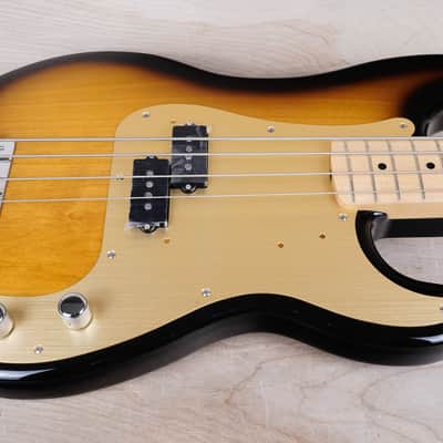 Fender Heritage '50s Precision Bass MIJ 2024 Sunburst Lacquer Finish w/ Bag image 5