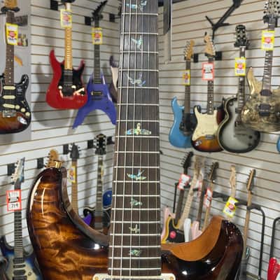 PRS Wood Library Special 22 Semi Hollow - Custom Color Smokeburst w/Paisley Case & PLEK*D #551 image 7