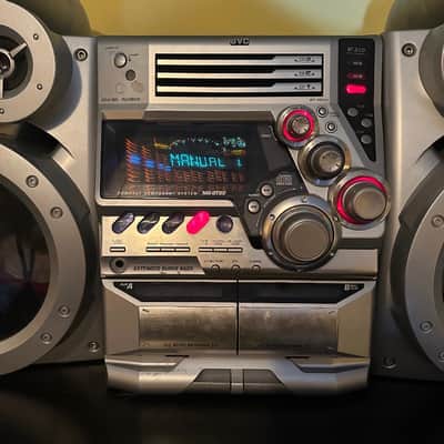 JVC Compact Stereo System MX-GT90 CD Dual Cassette Freshly Serviced Top Modelš„ image 4