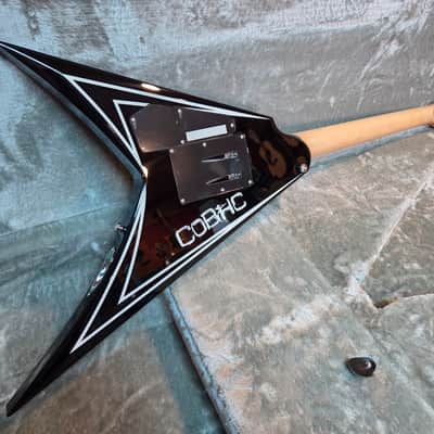 ESP LTD Alexi Laiho Sawtooth SE 20th Anniversary 2026 - black with white stripes image 8