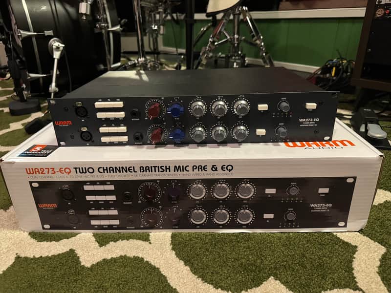 Warm Audio WA273-EQ 2-Channel British Microphone Preamp / EQ 2018 - Present - RAF Blue Gray image 1