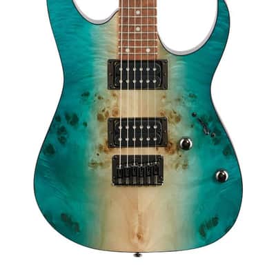 Ibanez RG421PB Electric Guitar Caribbean Shoreline Flat image 3