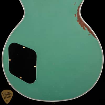 2024 - Gibson Custom Shop PSL Murphy Lab Les Paul Custom Heavy Aged Inverness Green 10.1 #CS400228 image 4