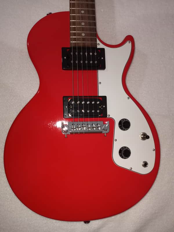 2017 Gibson S Series M2 Guitar Melody Maker Les Paul Junior Bright Cherry Red image 1