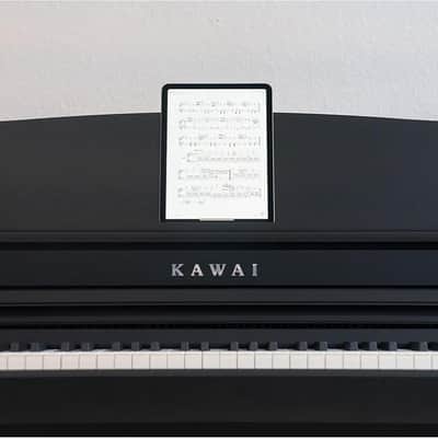 Kawai CA401 WH Digital Concert Piano with Grand Feel compact Wooden Key Keyboard Action and Built in Bluetooth MIDI,Premium Satin White image 5