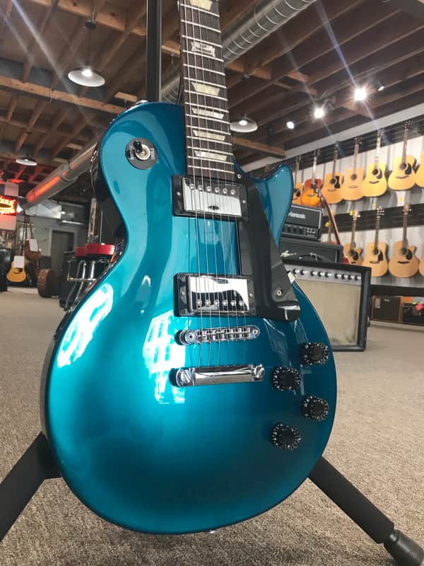 2014 Gibson Les Paul Studio Teal Blue Candy w/ Original Case | Reverb