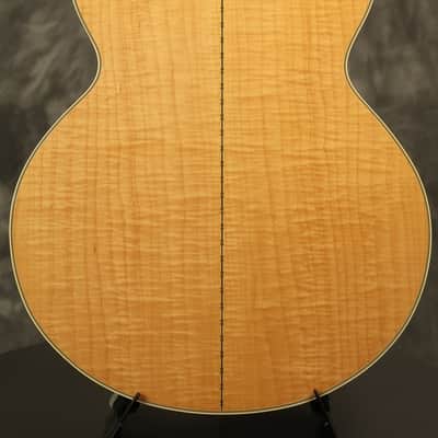 1962 Gibson J-200 Natural/BLONDE with highly figured flame maple back + sides image 19