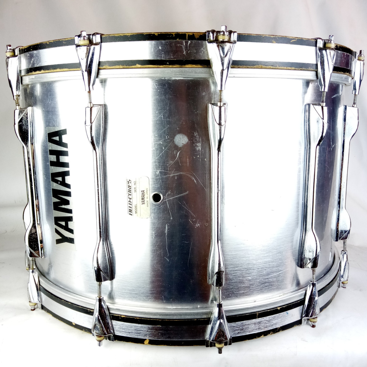Yamaha 14x24"Bass Drum MB824U Field Corps Japan Vintage 80s Kick Silver Star — main photograph