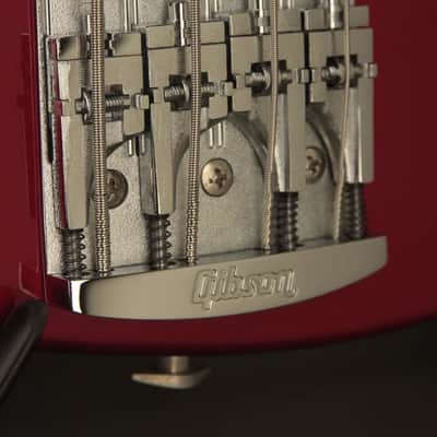 1982 Gibson Victory Artist Bass CANDY APPLE RED with papers + RARE painted neck image 5