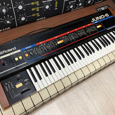 Roland Juno-6 with Tubbutec Juno-66 MIDI image 2