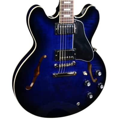 Gibson ES-335 Figured - Deep Ocean Burst image 5