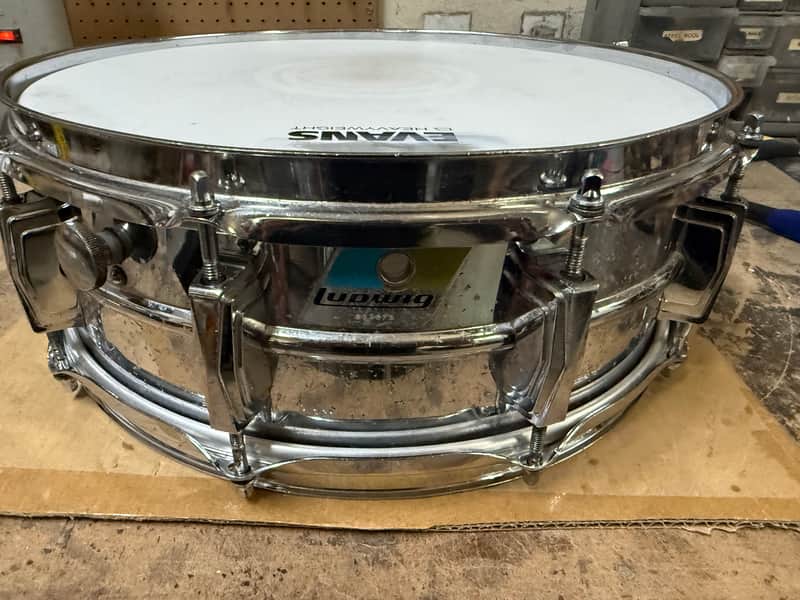 Ludwig 1970s 5x14 Supraphonic Snare Drum 1970s - Chrome image 1