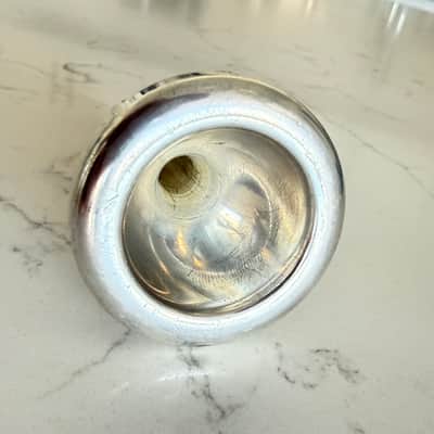 Bach 350HAL Small Shank Trombone Mouthpiece - Silver Plated image 4