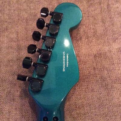 2001 Squier Stagemaster Deluxe V4 Emerald Green Metallic image 8