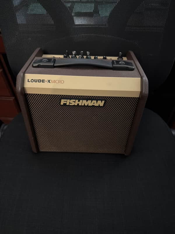 Fishman Loudbox Micro 2-Channel 40-Watt 1x5.25" Acoustic Guitar Combo 2023 - Present - Brown image 1