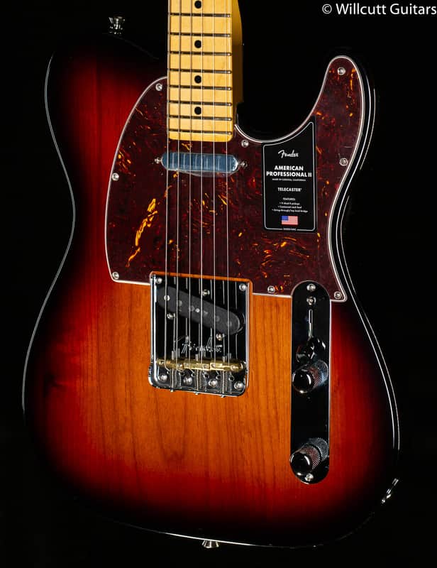 Fender American Professional II Telecaster 3-Color Sunburst Maple Fingerboard (252) image 1