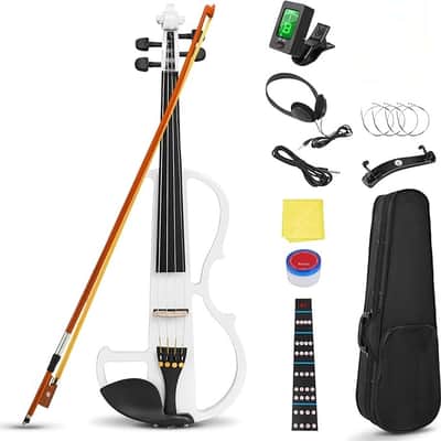 Fender FV-1 Electric Violin White | Reverb