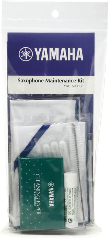 Yamaha Alto/Tenor Saxophone Maintenance Kit with Cleaning Swab, Cork Grease & Care Manual image 1