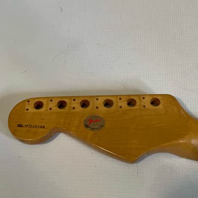 1990's Fender USA American 50th Anniversary Stratocaster Guitar Neck 22 Fret Maple Board image 20