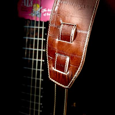 Blue Bell Straps Johnson OSTRICH LEG Strap Exotic Leather One of a Kind Exclusive Al’s Music Factory Collection 2026 - Mid Brown image 11