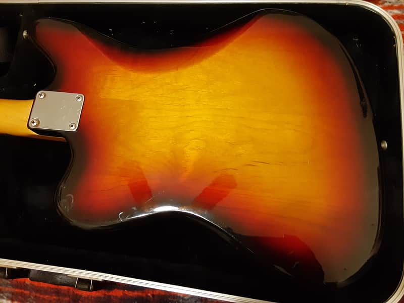 Fender Jaguar crafted in Japan 1990's Sunburst | Reverb