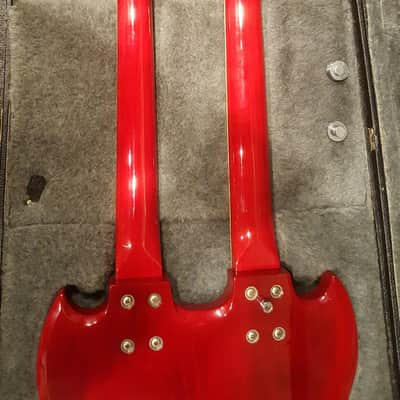 Epiphone G-1275 G1275 Double Neck Doubleneck Cherry 2000s image 9