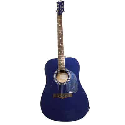 Randy Jackson Studio Series Limited Edition Acoustic Electric Guitar & Case Randy Blue image 1