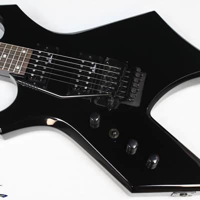 2005 BC Rich Warlock Platinum Pro Series Guitar, Left-Handed, OHSC, Black #27569 image 1